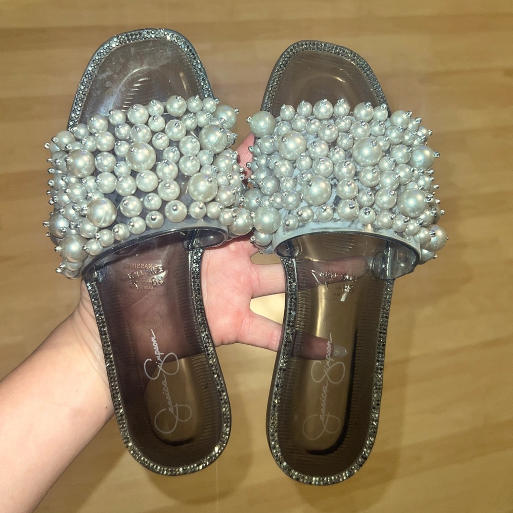Jessica Simpson waterproof plastic sandals